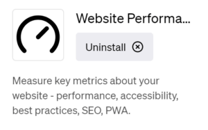 ChatGPT Plugins - Website Performance