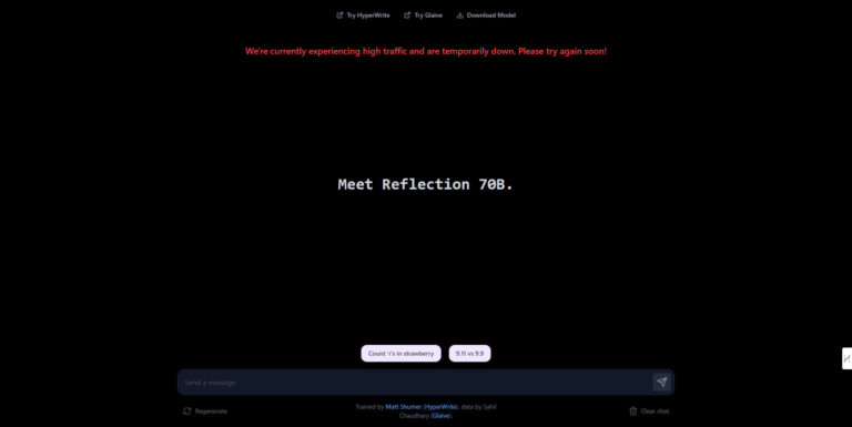 Reflection 70B: The open-source AI model corrects its own output, outperforming GPT-4o