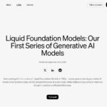 Liquid Foundation Models