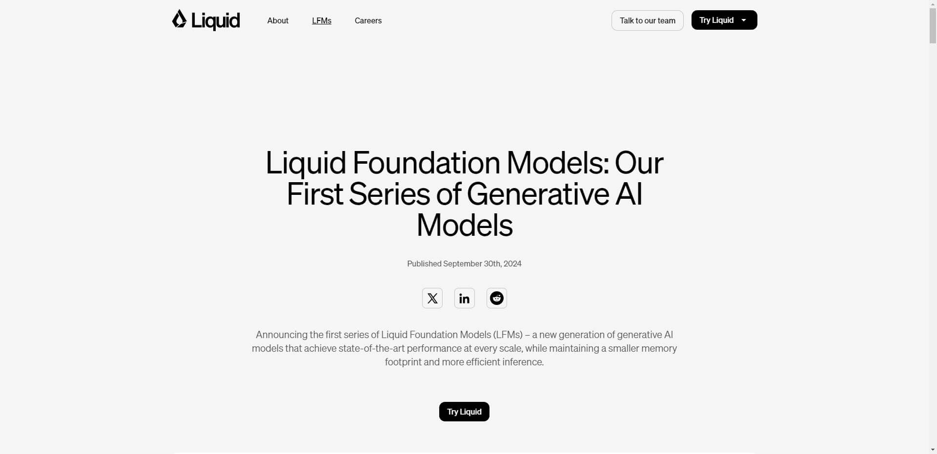 Liquid Foundation Models