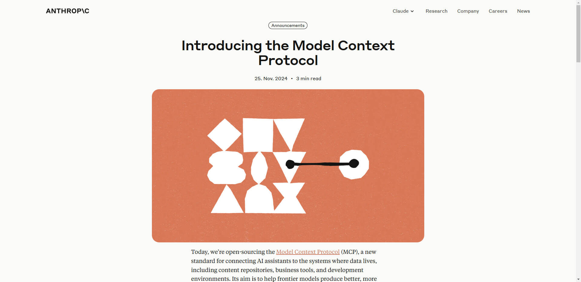 Anthropic Model Context Protocol