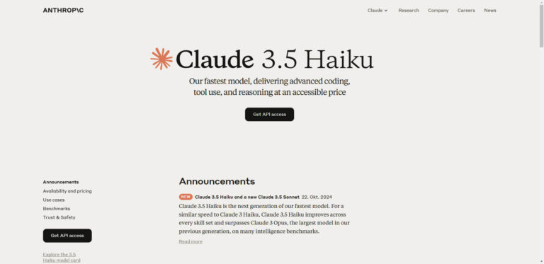 Anthropic’s Claude 3.5 Haiku: Better reaction time and logical thinking skills