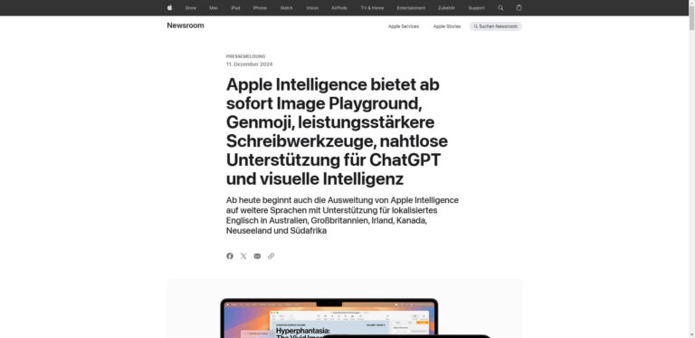 Apple Intelligence: Apple drives AI integration forward with new updates