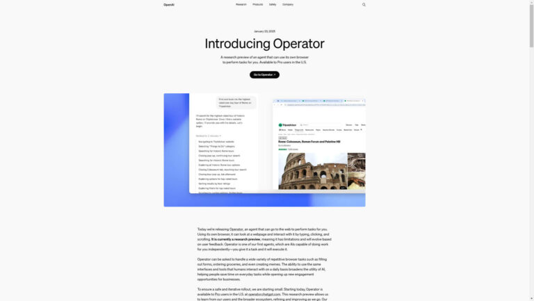 OpenAI presents “Operator”: The next step in the development of digital assistants