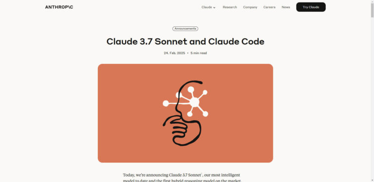 Claude 3.7 Sonnet & Claude Code: A new chapter in AI development