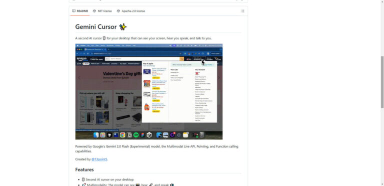 Gemini Cursor: Rethinking multimodal AI interaction on the desktop