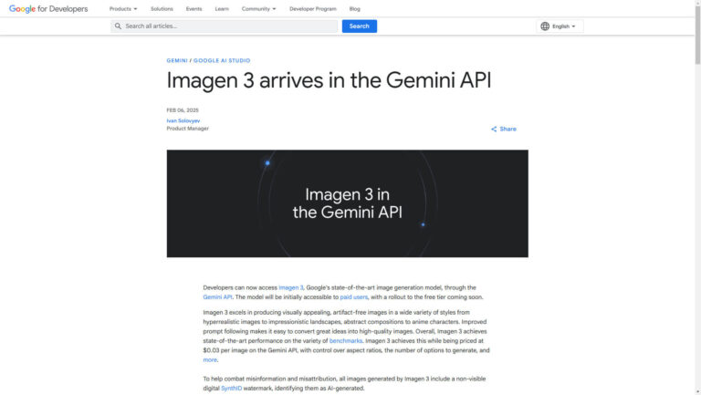 Google launches Imagen 3: Advanced image generation for developers