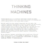 Thinking Machines