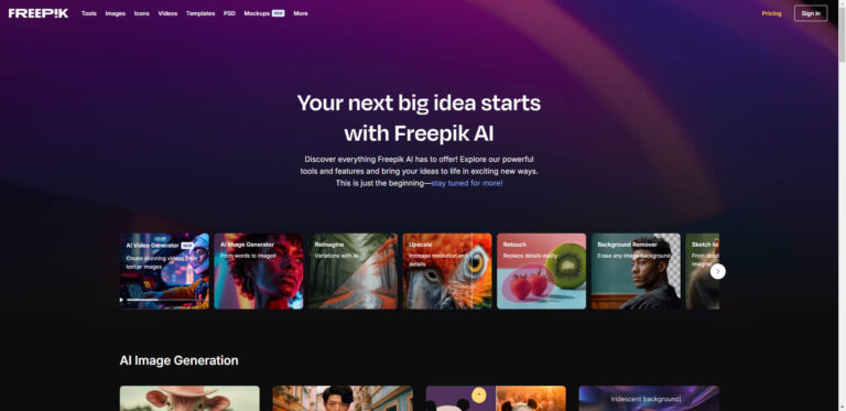 AI-driven creativity: Freepiks new AI tools for Video and Image