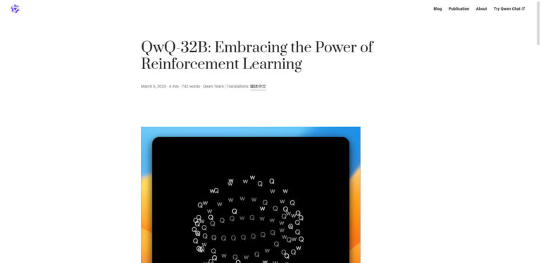Alibaba QwQ-32B: New dimensions in the efficiency and performance of AI models