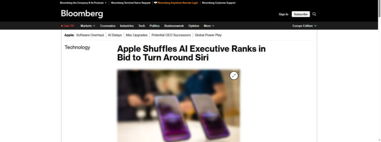 Apple reorganizes AI department: Mike Rockwell becomes new head of Siri