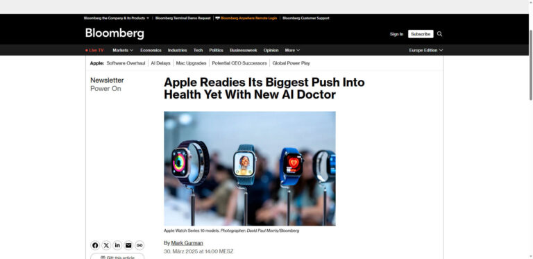 Apple’s AI health coach Health : How the new platform is transforming personalized medicine