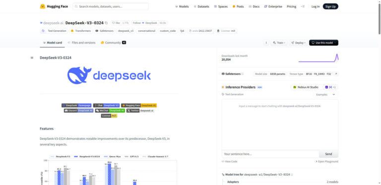 DeepSeek-V3-0324: The most powerful open source AI model with 685 billion parameters