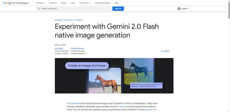 Google AI update: Gemini 2.0 Flash expands possibilities for image generation