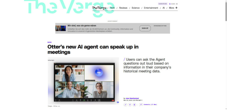 New AI assistants: How Otter.ai is redefining corporate meetings