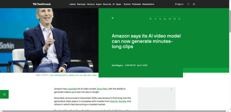 Nova Reel 1.1: Amazon’s AI video technology creates 2-minute videos in professional quality