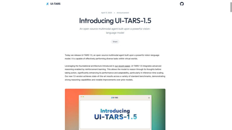 UI-TARS-1.5: ByteDance’s AI agent outperforms GPT-4 and Claude in GUI tests