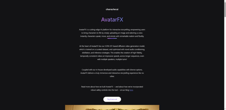 AvatarFX: Character.AI’s novel solution for AI-generated video content