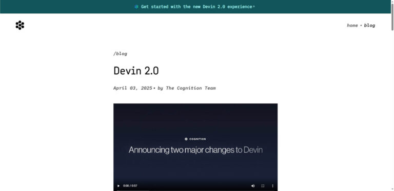 Devin 2.0: AI software development with 80% speed increase thanks to new IDE integration