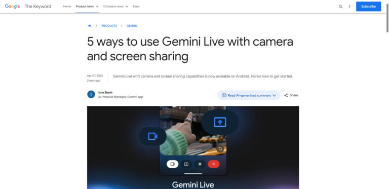 Gemini Live on Android: Deep AI integration and natural conversations transform mobile assistants