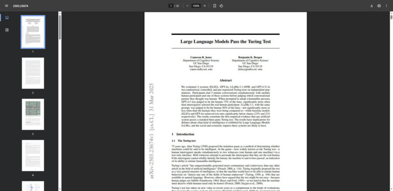 GPT-4.5 beats humans in Turing test: AI breakthrough with 73% success rate