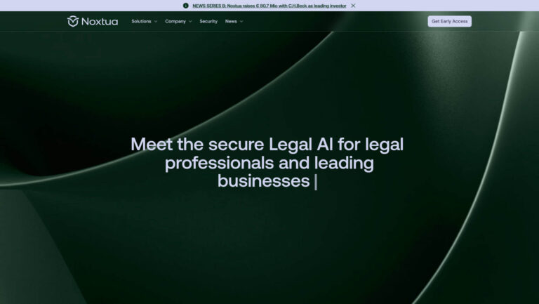 Berlin-based LegalTech Noxtua receives 80.7 million euros for AI solution in the European legal market