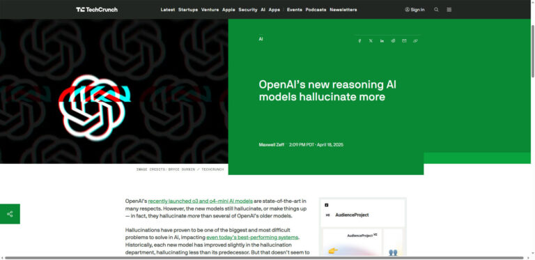 OpenAI’s reasoning models: Better thinking skills at the expense of factual accuracy