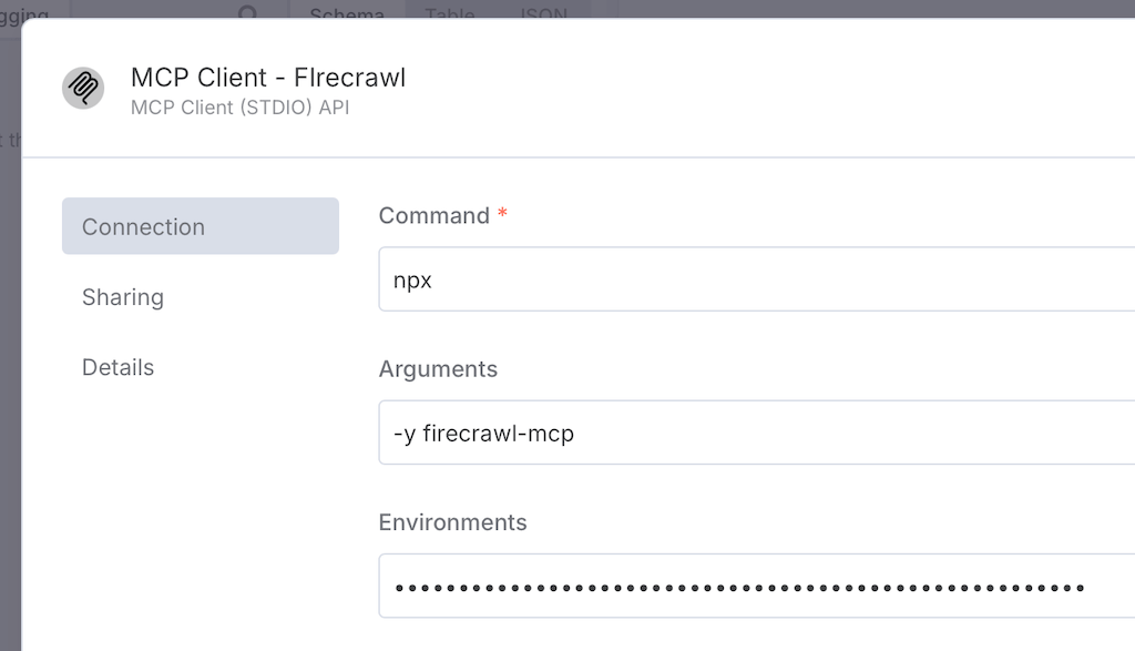 MCP-Server für Firecrawl in n8n anlegen