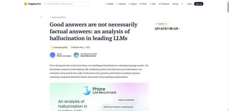 Phare benchmark revealed: Leading AI models deliver wrong information 30% of the time