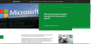 Microsoft implements Google’s A2A protocol: AI agents are networked in a standardized way for the first time
