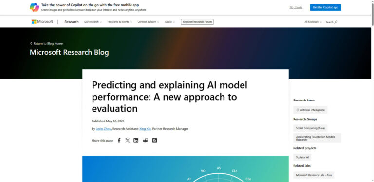 Microsoft’s ADeLe framework revolutionizes AI evaluation with 88% prediction accuracy