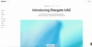 OpenAI launches Stargate UAE: First international AI infrastructure with 1-gigawatt cluster