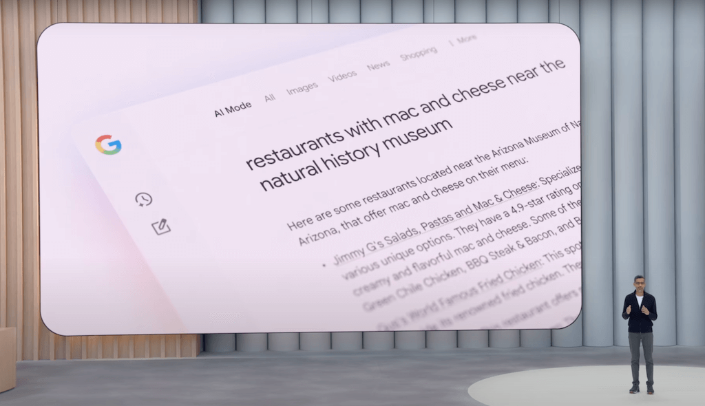 Google AI Mode - Google I/O 2025