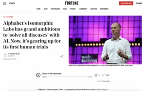 Isomorphic Labs starts clinical trials with AI-developed drugs