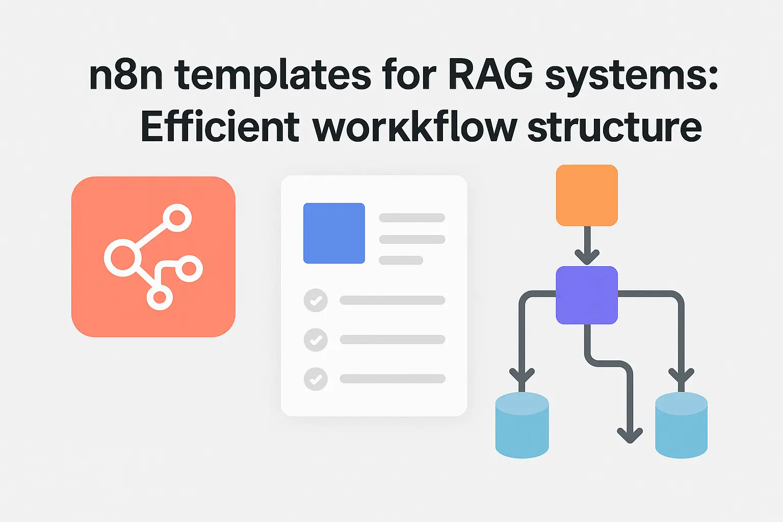 n8n templates for RAG systems - Efficient workflow structure