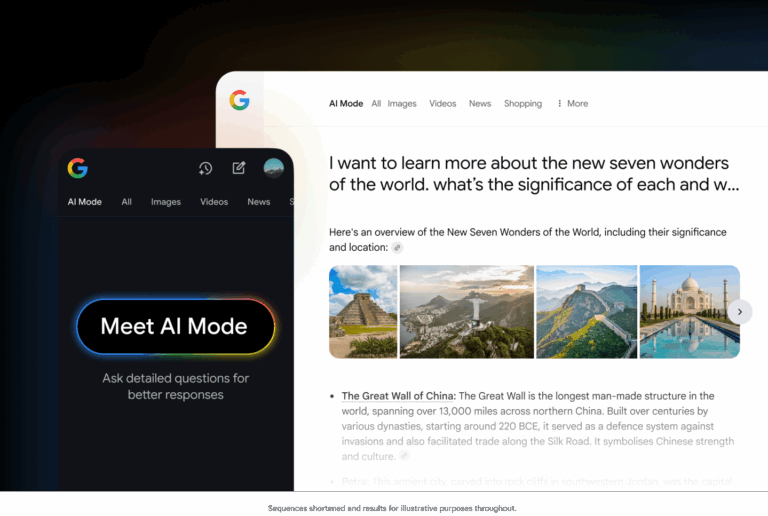 Google AI Mode – rollout in 180 countries, but not yet in the EU