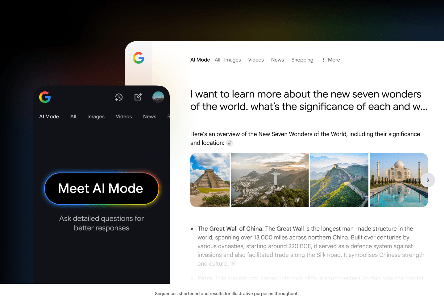 AI Mode in Google Search. Source: Google