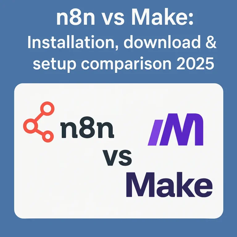 n8n vs Make: Setup, Hosting, Pricing and Control (2026)