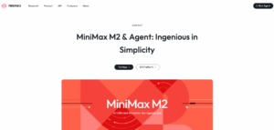 MiniMax M2: China’s open-source AI model challenges OpenAI and Claude