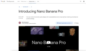 Google Nano Banana Pro: AI image generator with perfect text rendering and visual logic