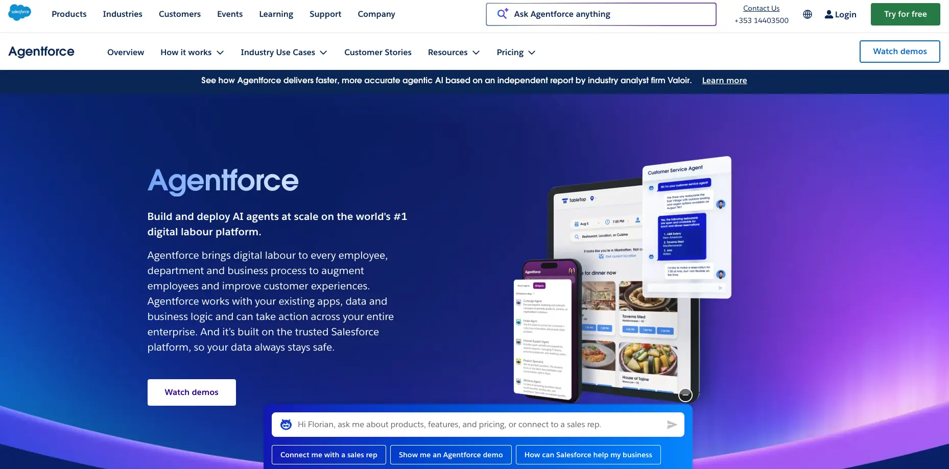 Salesforce Agentforce 2025: AI agents for autonomous business automation