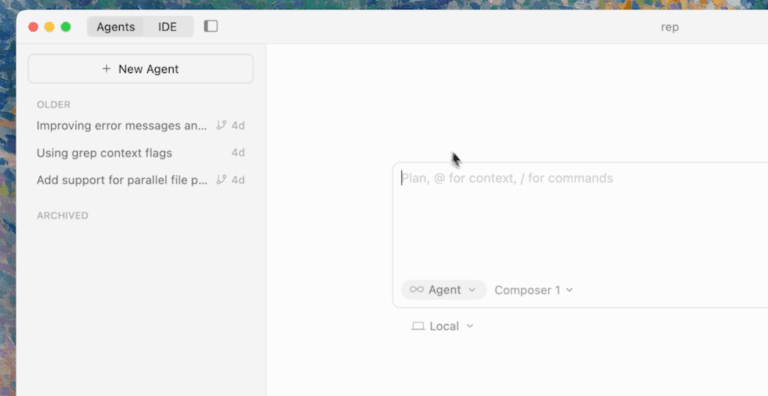 Cursor 2.0 – The popular IDE now with AI agents and its own AI model “Composer”