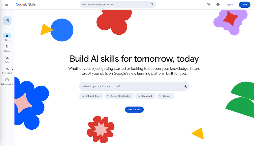 Google Skills: Learning platform for data & AI – with gamification