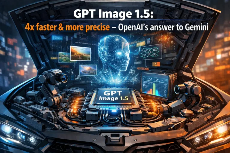 GPT Image 1.5: 4x faster & more precise – OpenAI’s answer to Gemini