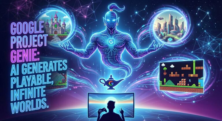 Google Project Genie: AI generates playable, infinite worlds