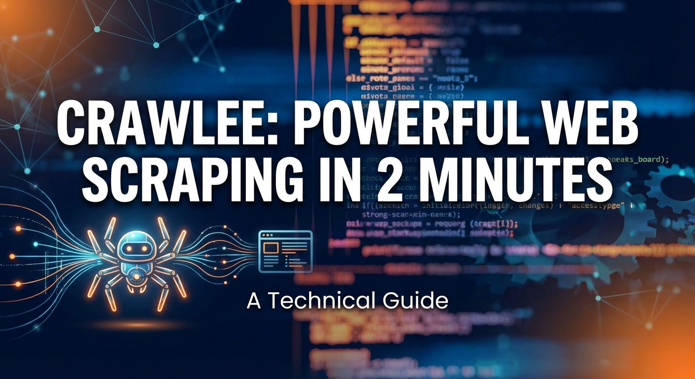 Crawlee: Powerful web scraping in 2 minutes