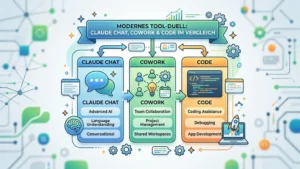 Comparison: Claude Chat, Cowork & Code