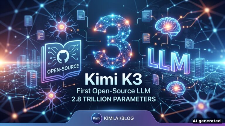 Kimi K3: First Open-Source LLM with 2.8 Trillion Parameters