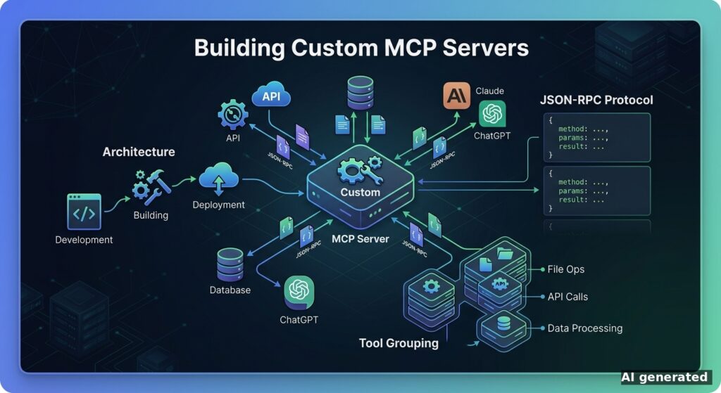 Building Custom MCP Servers: Architecture, JSON-RPC Protocol, and Tool Grouping for Claude & ChatGPT
