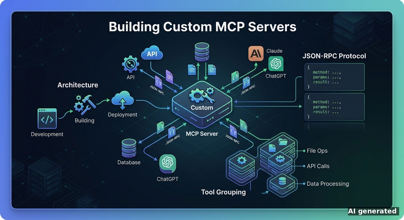 Building Custom MCP Servers: Architecture, JSON-RPC Protocol, and Tool Grouping for Claude & ChatGPT